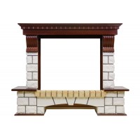Портал Dimplex Pierre Luxe - Темный дуб / Белый