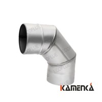 Отвод EcoFlue нерж 1мм диаметр 120 угол 90