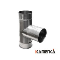 Тройник EcoFlue 0,5мм нерж, диаметр 120
