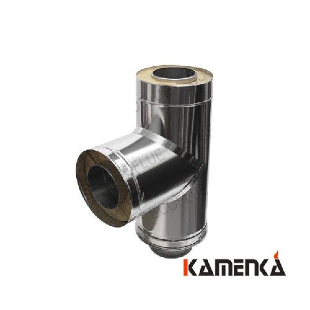 Тройник сэндвич EcoFlue 1мм нерж диаметр 200х115