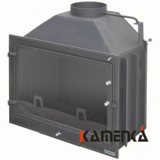 Каминная топка чугунная Мета Оптима 701 Аква Ш с шибером и водяным контуром