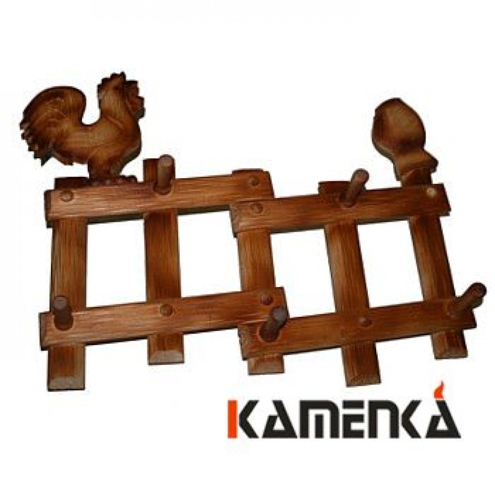 Вешалка Петушок на заборе кавказская липа