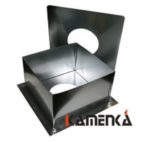 Потолочно-проходной узел EcoFlue диаметр 300 квадрат нерж+оцинк