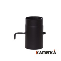 Шибер КПД черная сталь 2мм, диаметр 120 D=250мм